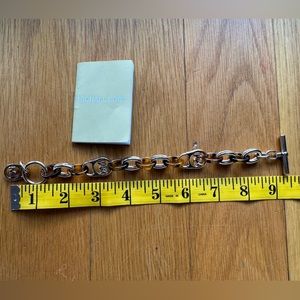 Michael Kors Gold Tone with Tortoise Shell Toggle Bracelet